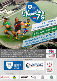 Rugby Pass Nusantara 7's - poster