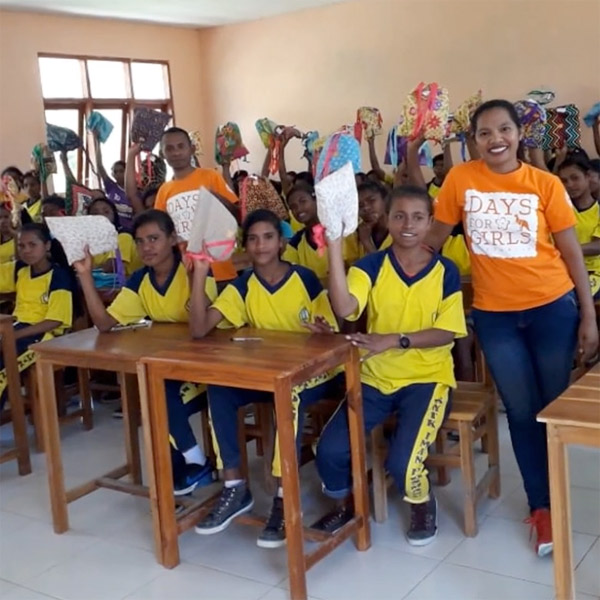 Days for Girls training & distribution in West Timor 2018